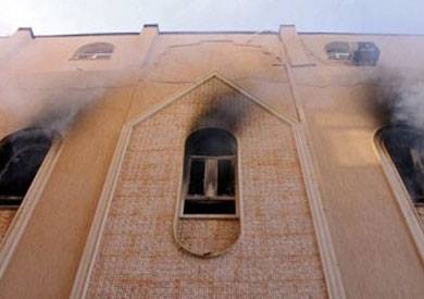 الأهالى يتصدون لمحاولة قيام مؤيدى «مرسى» بإحراق كنيسة منية شبين القناطر